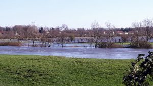 Hochwasser an der Ruhr Foto: ADFC Dinslaken-Voerde